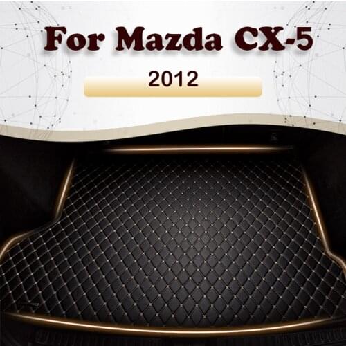 Car trunk mat for MAZDA CX-5 2012 cargo liner carpet interior accessories cover