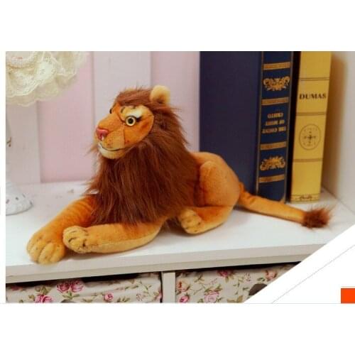 Small plush real life lion toy cute stuffed simulation lion doll gift about 40cm xf2964