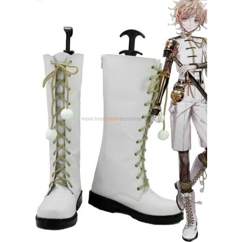 Monoyoshi Sadamune Cosplay Touken Ranbu Online Monoyoshi Sadamune Cosplay Shoes Boots Custom Made