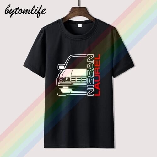 Nissan Laurel Shirt Size S - 3XL (Asia Size) Mens Brand T Shirt O-Neck 100% cotton custom printed T-Shirt Tops Tee