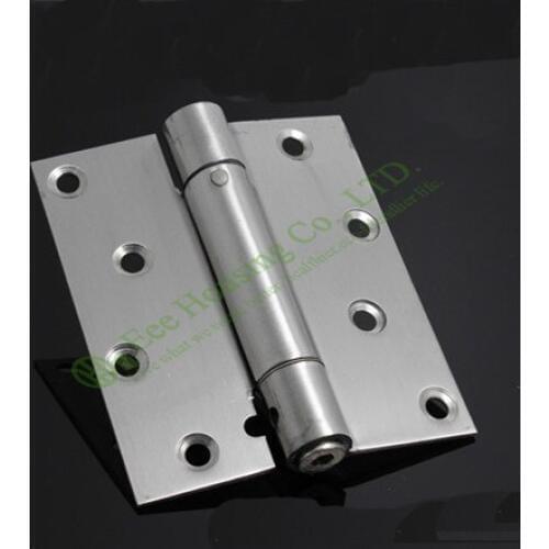 Stainless steel single action spring hinge for wooden doors, self-closing hinges, brushed stainless steel hinges, Free Shipping