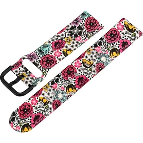 20mm Fashion Printed Strap For Samsung Galaxy Watch Active/Active2 Watch Wrist Band Men Women Replacement Strap For Active2