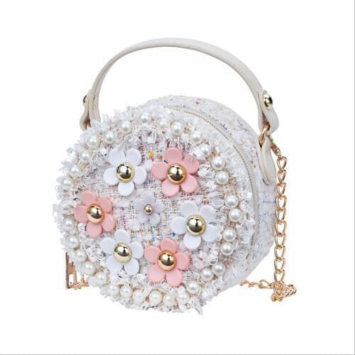 Little Girls Toddler PreK Princess Bag Kids Baby Messenger Crossbody Flower Bag Baby Girls Flower Wallets Handbags Shoulder Bags