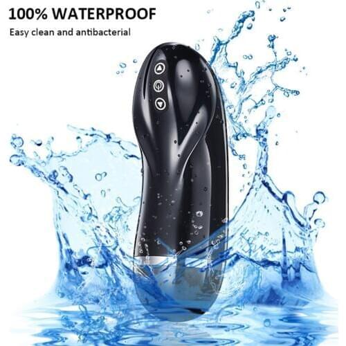 Vibrator 9 Frequency Masturbation Cup Soft Silicone Artificial Vagina Anal Sex Toys For Men Male Masturbator Adult Products