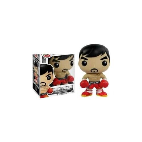 FUNKO POP Boxer Manny Pacquiao 37# Vinyl Dolls Action figures Collection Model Toys for Children Birthday Gift