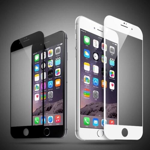 50pcs For IPHONE 12 Pro Max/XR/XS max/11 pro max 2.5D Full tempered glass For IPHONE 678 Plus Full Glue Screen Protector