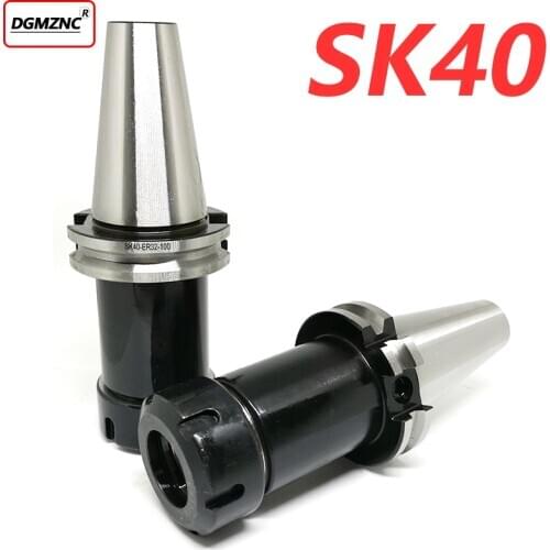 1PCS New DIN69871 sk40-er32 DAT40 JT40 SK40 ER32 ER25 ER20 ER16 70L 100L Spring Collet Chuck CNC Toolholder Milling Lathe Cutte