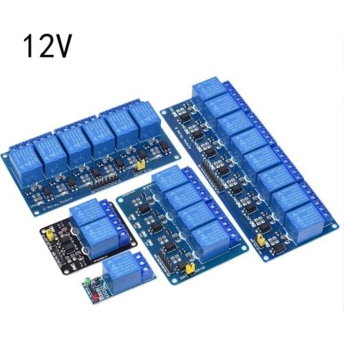 12v 1 2 4 6 8 channel relay module with optocoupler Relay Output 1 2 4 6 8 way relay module for arduino In stock