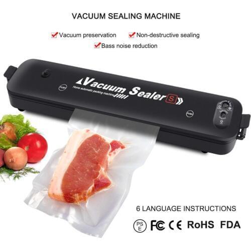 Yieryi Automatic Food Vacuum Sealing Machine Household Vacuum Laminating Machine Kitchen Preservation Machine with 15 Food Bags
