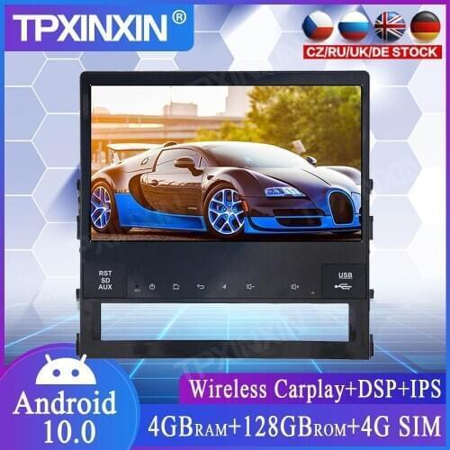 4+128G For Toyota Land Cruiser 2020 Car Multimedia Player GPS Navigation Head Unit Auto Radio Audio Stereo Tape Recorder Carplay