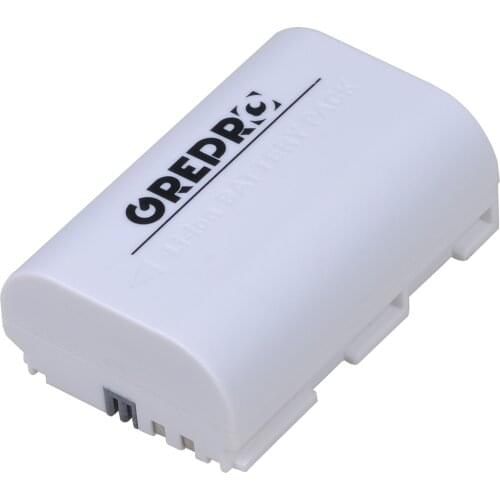 White Battery LP-E6N LPE6 LP-E6 E6N Battery + LED Type-C Charger for Canon EOS 5DS R 5D Mark II 5D Mark III 6D 7D 70D 80D