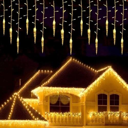 BLUE FIRE LED Garlands Icicles