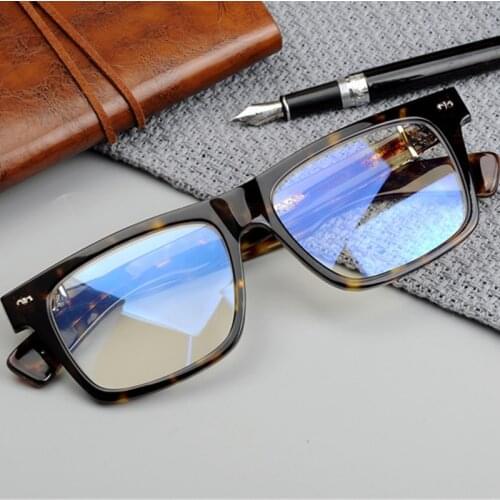 Design Retro-Vintage Silver Decorated Sun Glasses Frame Unisex Imorted Acetates Square Bigrim 56-18-143 for Prescription Case