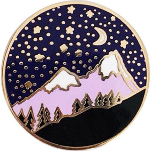 Mountain Travel Explore Enamel Pin