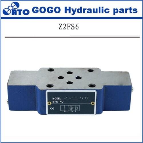 Hydraulic check throttle valve, 10 mm size Z2FS6 one-way valve, solenoid valve DN6
