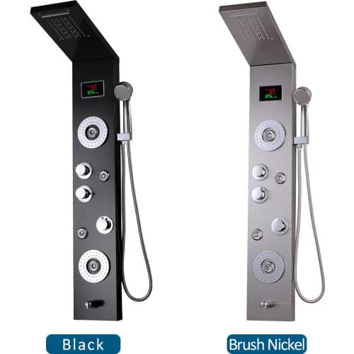 Haliaeetus Black Shower Faucets