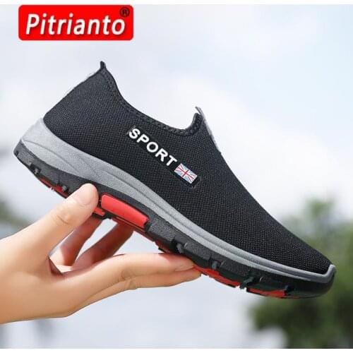 Men Vulcanize Shoes Mesh Casual Shoes Set Foot Mens Shoes Lightweight Sneakers Men Zapatillas Mujer Casual