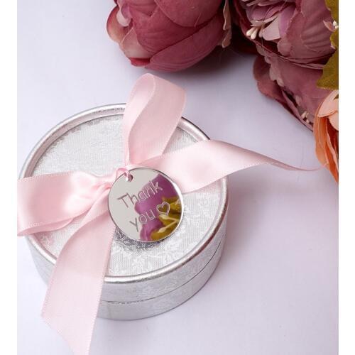 30pieces Custom Name Mirror 2mm Round Tags for Wedding Party Decor Guest Gifts Acrylic Mirrors Invitention Cards Favors