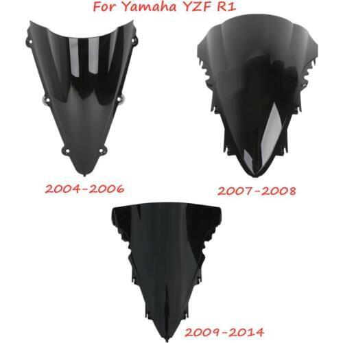 Motorcycle Windshield Windscreen For Yamaha YZFR1 YZF R1 YZF-R1 2004-2014 04-06 07-08 09-14