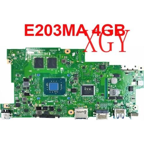 Motherboard For ASUS E203M E203 E203MA Motherboard Mainboard 4GB 32GB SSD 100% test ok