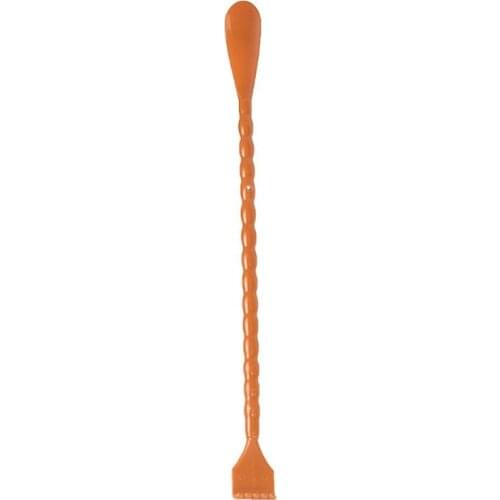 2 In 1 Multifunction Back Scratcher Shoehorn Cucurbit Shaped Anti-Slip Long Handle Shoe Horn Manual Massager Shoe Lifter Tools