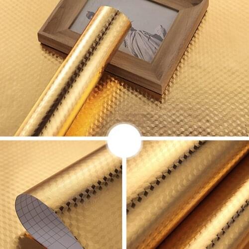 Multi-Size Kitchen Nanofilm Aluminum Foil Stickers Oil-proof Waterproof Wall Stickers Stove Cabinet Diy Self Adhesive Wallpaper