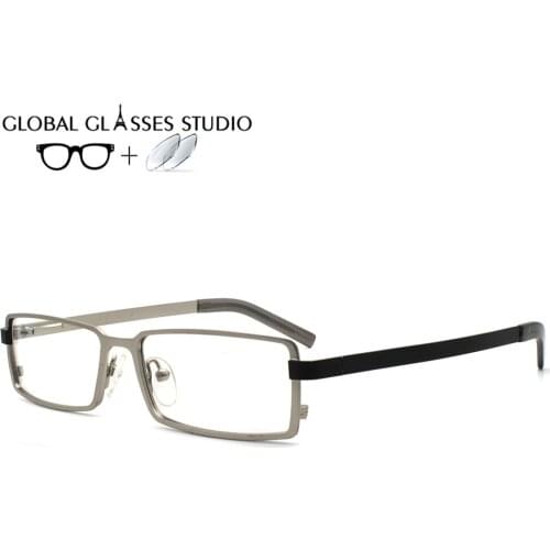 Men Metal Glasses Frame Eyewear Eyeglasses Reading Myopia Prescription Lens 1.56 Index 270100