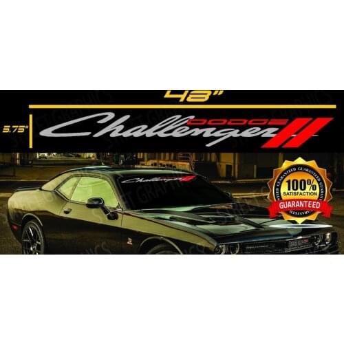 For Dodge Challenger Windshield Decal Sticker