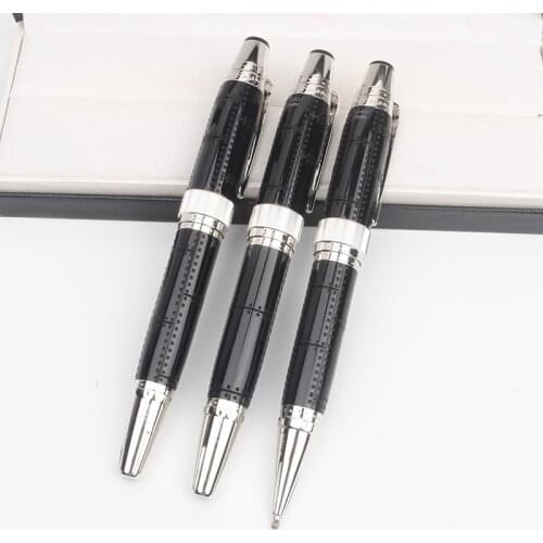 Newest Writers Edition Ballpoint Pen Metal Black Resin Rollerball Pen Best Fountain Pens for Writing on Line