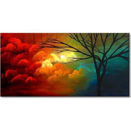 Handmade oil painting on canvas modern 100% Best Art Landscape oil painting original directly from artis LA1-122