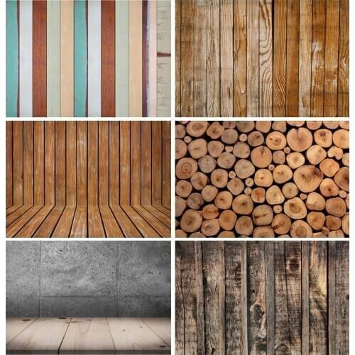 SHENGYONGBAO Art Fabric Wood Board Photography Backdrops Props Wooden Plank Floor Photo Studio Background 201119MKB-03