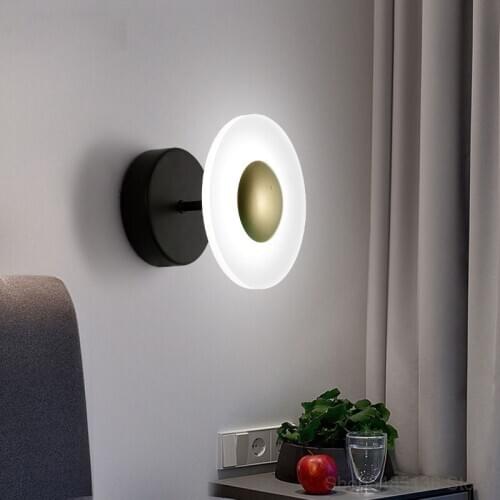 Modern Acrylic Wall Lamps Living Room Bedroom Bedside Lamp Led Wall Sconce Bathroom Mirror Lights Wall Lighting Indoor Lights