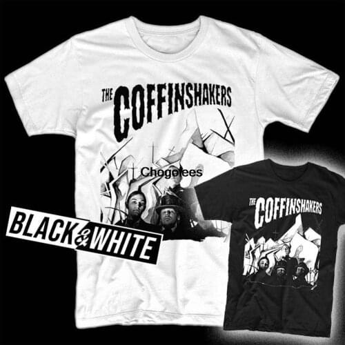 The Coffinshakers V1 band poster album cover Metal T Shirt all sizes S 5XL mens Black White