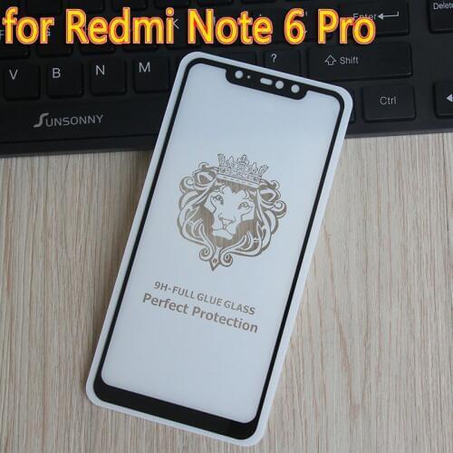Tempered Glass For Xiaomi Redmi Note 6 Pro 6.26 inch 9H Quality Explosion-proof Screen Protector Protective Cover Glass film