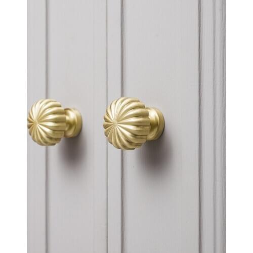 Brass Cabinet Knobs Furniture Handles Copper Drawer Pull Knobs Kitchen Door Handle Cupboard Handle Dresser Knobs Cabinet Pulls