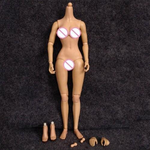1/6 Scale Female Figure Model with Extra Hands&Feet for KUMIK Head Sculpt Soldiers Dedicated Accessories