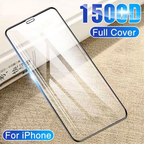 9H Full Cover Tempered Glass on IPhone 11 Pro Max Glass 6 6s 7 8 Plus X Screen Protector Glass on For IPhone X XS Max XR Film