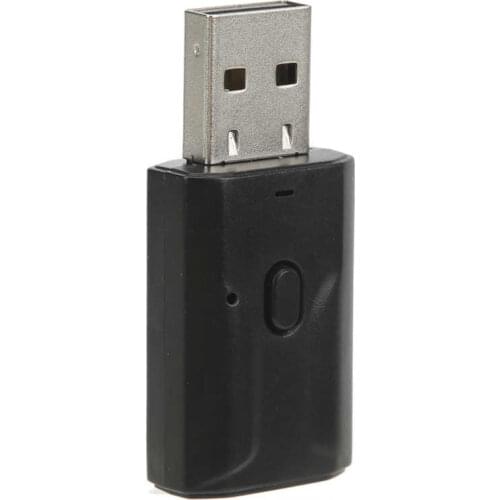 Araba aksesuar Car Cables USB Bluetooth Adapter Portable Wireless Audio Receiver Transmitter Black for PC TV Car 3.5mm AUX car