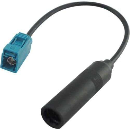Car Radio Fakra Antenna Adapter Connector Plug To Car Radio For VW BMW Peugeot Skoda Adapter Female To DIN Car Accessories