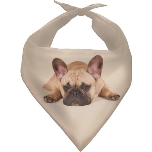 Dog Bandanas Large Pet Scarf Pet Bandana For Dog French Bulldog WashableBow ties Collar Cat Dog Scarf Large Dog Accessories