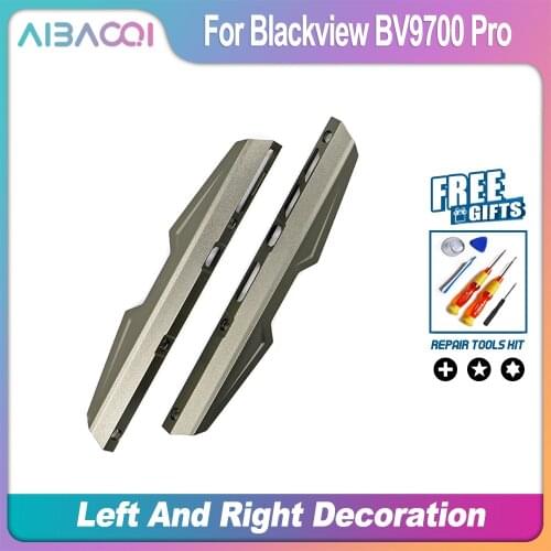 AiBaoQi Brand New Middle Side Metal Frame Housings Cover Middle Repair Accessories Parts Bumper For Blackview BV9700 Pro Phone