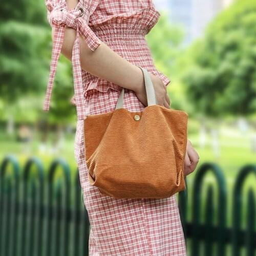 Ladies Handbags Cloth Bag Multifunctional Canvas Shopping Bag New Retro Lunch Bag Hand Bag Literature Cotton and Linen Bag