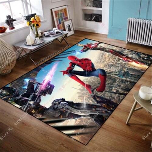 Baby Play Mat 3D Spiderman Carpet Large Carpet for Rooms Mats In The Hallway Antislip Kitchen Mat Big Floor Rugs