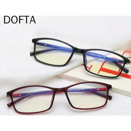 DOFTA Computer Glasses Men UV 400 Anti Blue Light Blocking Gaming Goggles Eyewear TR Optical Eyewear Frame For Women