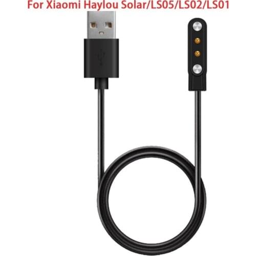 Smart Watch Bracelet Dock Charger Adapter Magnetic USB Charging Cable Base Cord Wire For Xiaomi Haylou Solar/LS05/LS02/LS01