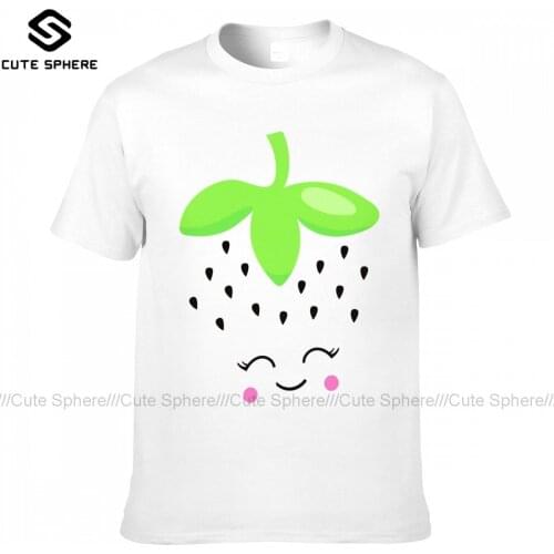 Strawberry Tee Shirt Funny Short-Sleeve Cotton T Shirt Summer Graphic Tshirt 4xl Men