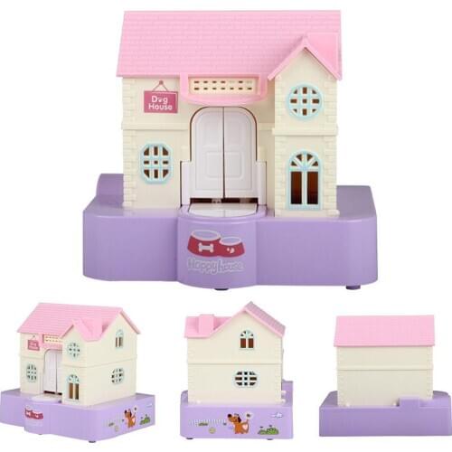 Cute House Dog Stealing Coin Money Saving Box Electric Piggy Bank Toy Kids Money Box Cash Coins Saving Gift