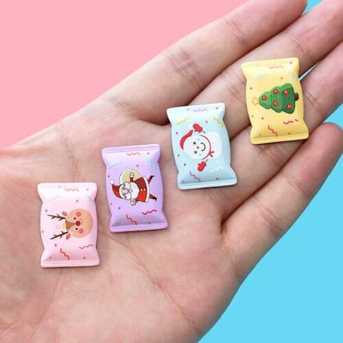 Cute 1/5/10pcs Christmas Candy Slime Kit Charms Additives Supplies DIY Decoration Filler for Fluffy Cloud Clear Slime Accessorie