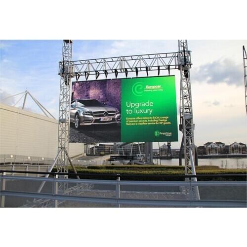 Outdoor P3.91mm 128*128pixel Led Display Panel, Die Casting Aluminum Cabinet 500x500mm, Led Advertising Screen For Rental wall