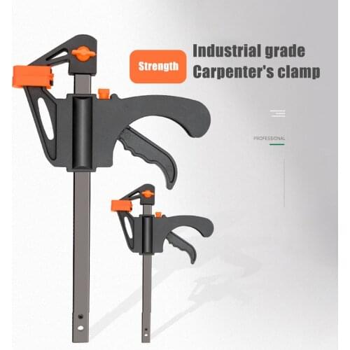 New 4-Inch F-Type Woodworking Clamps Heavy-Duty Ma Steel Woodworking Clamps F-Clamp Woodworking Fixtures DIY Manual Tool